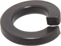 Value Collection - 1/2", 0.502" ID, 0.151" Thick Split Lock Washer - Grade 2 Spring Steel, Uncoated, 0.502" Min ID, 0.512" Max ID, 0.879" Max OD - Apex Tool & Supply