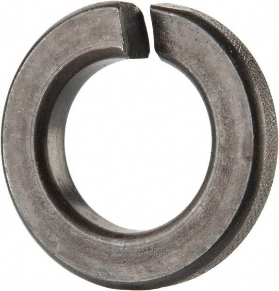 Value Collection - 9/16", 0.564" ID, 0.17" Thick Split Lock Washer - Grade 2 Spring Steel, Uncoated, 0.564" Min ID, 0.574" Max ID, 0.975" Max OD - Apex Tool & Supply