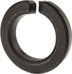 Value Collection - 1-1/2", 1.504" ID, 0.045" Thick Split Lock Washer - Grade 8 Spring Steel, Uncoated, 1.504" Min ID, 1.534" Max ID, 2.491" Max OD - Apex Tool & Supply
