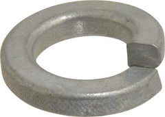 Value Collection - 1/2", 0.502" ID, 0.151" Thick Split Lock Washer - Grade 2 Spring Steel, Zinc-Plated Finish, 0.502" Min ID, 0.512" Max ID, 0.879" Max OD - Apex Tool & Supply
