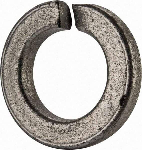 Value Collection - 9/16", 0.564" ID, 0.17" Thick Split Lock Washer - Grade 2 Spring Steel, Zinc-Plated Finish, 0.564" Min ID, 0.574" Max ID, 0.975" Max OD - Apex Tool & Supply