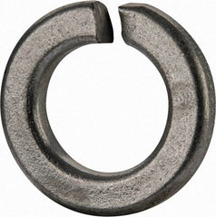 Value Collection - 5/8", 0.628" ID, 0.188" Thick Split Lock Washer - Grade 2 Spring Steel, Zinc-Plated Finish, 0.628" Min ID, 0.641" Max ID, 1.087" Max OD - Apex Tool & Supply