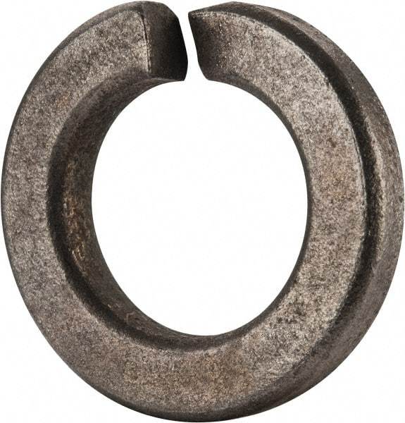 Value Collection - 3/4", 0.753" ID, 0.226" Thick Split Lock Washer - Grade 2 Spring Steel, Zinc-Plated Finish, 0.753" Min ID, 0.766" Max ID, 1.285" Max OD - Apex Tool & Supply