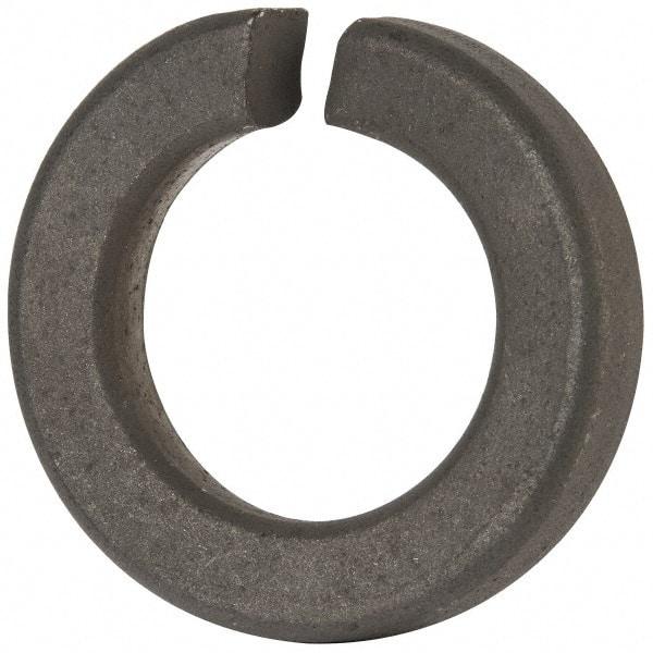 Value Collection - 1-3/8", 1.379" ID, 0.422" Thick Split Lock Washer - Grade 8 Spring Steel, Zinc-Plated Finish, 1.379" Min ID, 1.408" Max ID, 2.301" Max OD - Apex Tool & Supply