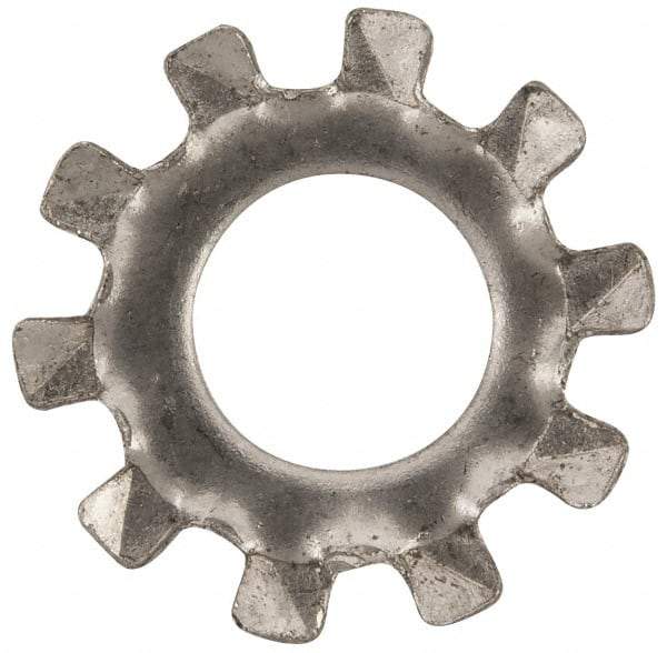 Value Collection - 5/16" Screw, 0.326" ID, Stainless Steel External Tooth Lock Washer - 0.601" OD, Uncoated, Grade 18-8 - Apex Tool & Supply