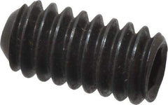 Holo-Krome - 1/4-20 UNC, 1/2" OAL, Cup Point Set Screw - Grade 8 Alloy Steel, 1/8" Key - Apex Tool & Supply