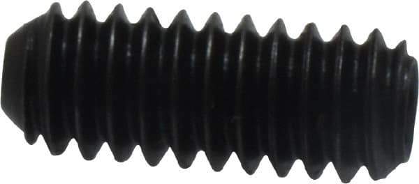 Holo-Krome - 1/4-20 UNC, 5/8" OAL, Cup Point Set Screw - Grade 8 Alloy Steel, 1/8" Key - Apex Tool & Supply