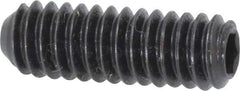Holo-Krome - 1/4-20 UNC, 3/4" OAL, Cup Point Set Screw - Grade 8 Alloy Steel, 1/8" Key - Apex Tool & Supply