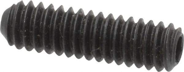 Holo-Krome - 1/4-20 UNC, 7/8" OAL, Cup Point Set Screw - Grade 8 Alloy Steel, 1/8" Key - Apex Tool & Supply