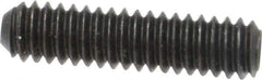Holo-Krome - 1/4-20 UNC, 1" OAL, Cup Point Set Screw - Grade 8 Alloy Steel, 1/8" Key - Apex Tool & Supply