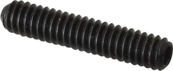 Holo-Krome - 1/4-20 UNC, 1-1/4" OAL, Cup Point Set Screw - Grade 8 Alloy Steel, 1/8" Key - Apex Tool & Supply