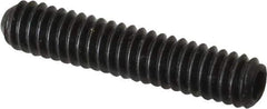 Holo-Krome - 1/4-20 UNC, 1-1/4" OAL, Cup Point Set Screw - Grade 8 Alloy Steel, 1/8" Key - Apex Tool & Supply