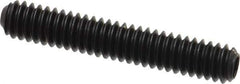 Holo-Krome - 1/4-20 UNC, 1-1/2" OAL, Cup Point Set Screw - Grade 8 Alloy Steel, 1/8" Key - Apex Tool & Supply