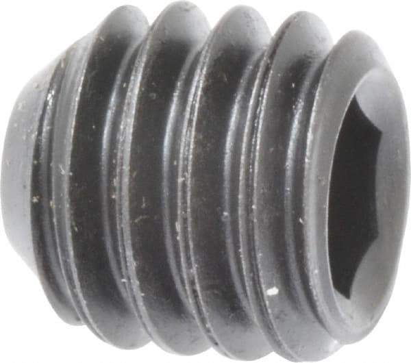 Holo-Krome - 5/16-18 UNC, 5/16" OAL, Cup Point Set Screw - Grade 8 Alloy Steel, 5/32" Key - Apex Tool & Supply