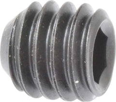 Holo-Krome - 5/16-18 UNC, 5/16" OAL, Cup Point Set Screw - Grade 8 Alloy Steel, 5/32" Key - Apex Tool & Supply