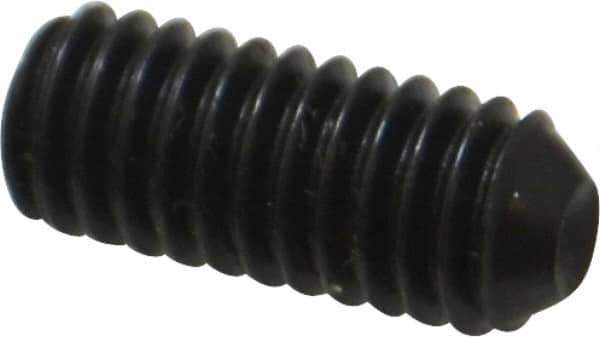 Holo-Krome - 5/16-18 UNC, 3/4" OAL, Cup Point Set Screw - Grade 8 Alloy Steel, 5/32" Key - Apex Tool & Supply