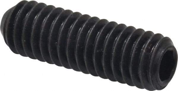 Holo-Krome - 5/16-18 UNC, 1" OAL, Cup Point Set Screw - Grade 8 Alloy Steel, 5/32" Key - Apex Tool & Supply