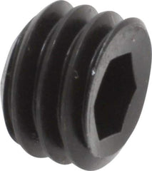 Holo-Krome - 3/8-16 UNC, 1/4" OAL, Cup Point Set Screw - Grade 8 Alloy Steel, 3/16" Key - Apex Tool & Supply