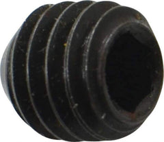 Holo-Krome - 3/8-16 UNC, 3/8" OAL, Cup Point Set Screw - Grade 8 Alloy Steel, 3/16" Key - Apex Tool & Supply