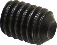 Holo-Krome - 3/8-16 UNC, 1/2" OAL, Cup Point Set Screw - Grade 8 Alloy Steel, 3/16" Key - Apex Tool & Supply