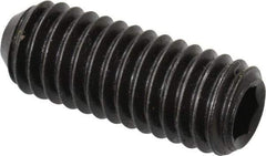 Holo-Krome - 3/8-16 UNC, 1" OAL, Cup Point Set Screw - Grade 8 Alloy Steel, 3/16" Key - Apex Tool & Supply