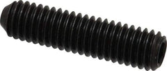 Holo-Krome - 3/8-16 UNC, 1-1/2" OAL, Cup Point Set Screw - Grade 8 Alloy Steel, 3/16" Key - Apex Tool & Supply