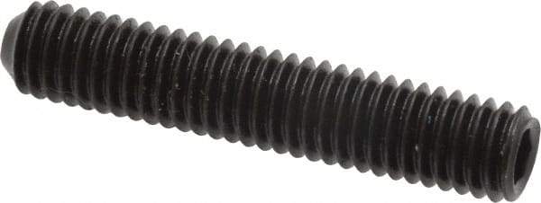 Holo-Krome - 3/8-16 UNC, 2" OAL, Cup Point Set Screw - Grade 8 Alloy Steel, 3/16" Key - Apex Tool & Supply