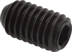 Holo-Krome - 7/16-14 UNC, 3/4" OAL, Cup Point Set Screw - Grade 8 Alloy Steel, 7/32" Key - Apex Tool & Supply
