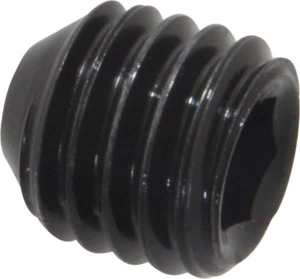 Holo-Krome - 1/2-13 UNC, 1/2" OAL, Cup Point Set Screw - Grade 8 Alloy Steel, 1/4" Key - Apex Tool & Supply