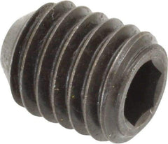 Holo-Krome - 1/2-13 UNC, 5/8" OAL, Cup Point Set Screw - Grade 8 Alloy Steel, 1/4" Key - Apex Tool & Supply