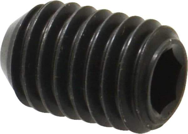 Holo-Krome - 1/2-13 UNC, 3/4" OAL, Cup Point Set Screw - Grade 8 Alloy Steel, 1/4" Key - Apex Tool & Supply