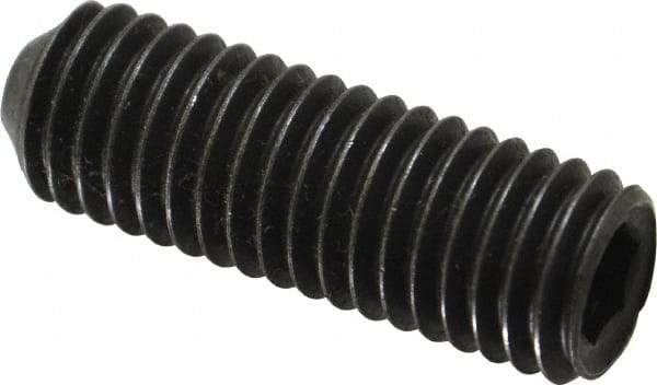Holo-Krome - 1/2-13 UNC, 1-1/2" OAL, Cup Point Set Screw - Grade 8 Alloy Steel, 1/4" Key - Apex Tool & Supply