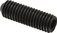 Holo-Krome - 1/2-13 UNC, 1-1/2" OAL, Cup Point Set Screw - Grade 8 Alloy Steel, 1/4" Key - Apex Tool & Supply