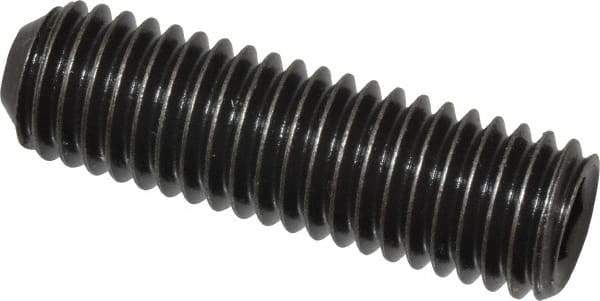 Holo-Krome - 1/2-13 UNC, 1-3/4" OAL, Cup Point Set Screw - Grade 8 Alloy Steel, 1/4" Key - Apex Tool & Supply