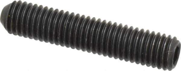Holo-Krome - 1/2-13 UNC, 2-1/2" OAL, Cup Point Set Screw - Grade 8 Alloy Steel, 1/4" Key - Apex Tool & Supply