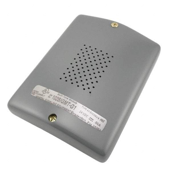 Edwards Signaling - 24 VDC, Base Mount Signal Combination Tone Card - 3R, 4X NEMA Rated, IP54 Ingress Rating, 0.05 Amp, 79 dB at 10 Ft. to 89 dB at 1m Adjustable Output, For Use with 102 Series Stacklights - Apex Tool & Supply