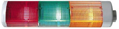 Edwards Signaling - Incandescent Lamp, Amber, Blue, Red, Steady, Preassembled Stackable Tower Light Module Unit - 24 VDC, 0.96 Amp, IP54, IP65 Ingress Rating, 3R, 4X NEMA Rated, Pipe Mount - Apex Tool & Supply
