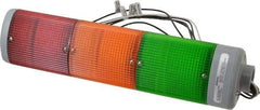 Edwards Signaling - Incandescent Lamp, Amber, Green, Red, Steady, Preassembled Stackable Tower Light Module Unit - 120 VAC, 0.32 Amp, IP54, IP65 Ingress Rating, 3R, 4X NEMA Rated, Pipe Mount - Apex Tool & Supply