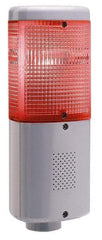 Edwards Signaling - LED Lamp, Amber, Blue, Red, Flashing and Steady, Stackable Tower Light Module - 120 VAC, 0.12 Amp, IP65 Ingress Rating, 3R, 4X NEMA Rated, Pipe Mount - Apex Tool & Supply