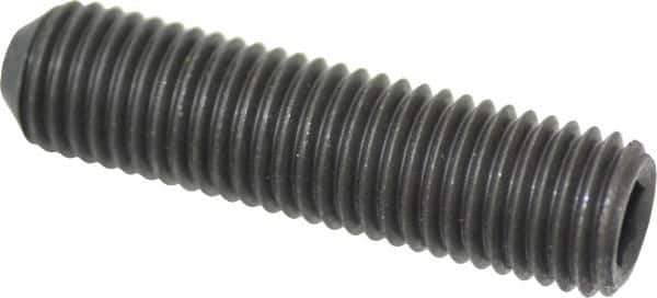 Holo-Krome - 3/4-10 UNC, 3" OAL, Cup Point Set Screw - Grade 8 Alloy Steel, 3/8" Key - Apex Tool & Supply