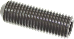 Holo-Krome - 1-8 UNC, 3" OAL, Cup Point Set Screw - Grade 8 Alloy Steel, 9/16" Key - Apex Tool & Supply