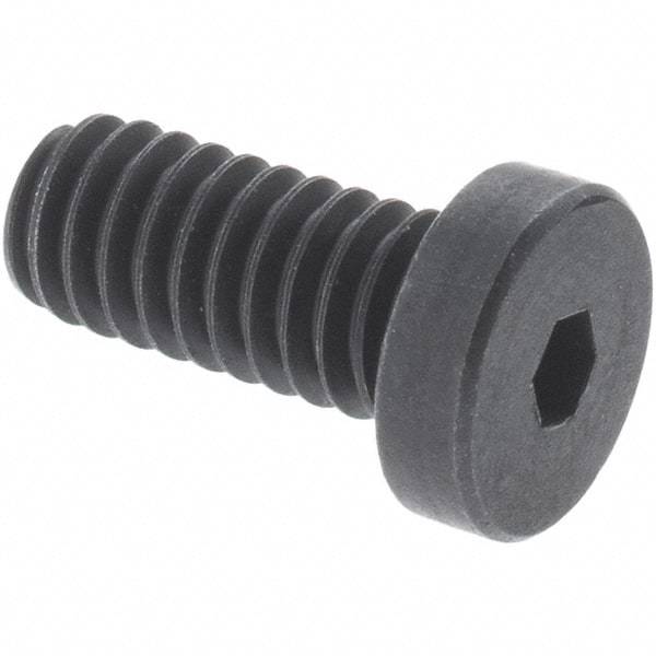 Holo-Krome - M12x1.75 Metric Coarse Hex Socket Drive, Low Socket Cap Screw - Grade 10.9 Alloy Steel, Black Oxide Finish, Partially Threaded, 80mm Length Under Head - Apex Tool & Supply