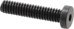 Holo-Krome - #8-32 UNC Hex Socket Drive, Low Socket Cap Screw - Alloy Steel, Black Oxide Finish, Fully Threaded, 3/4" Length Under Head - Apex Tool & Supply