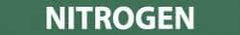 NMC - Pipe Marker with Nitrogen Legend and No Graphic - 1-1/2 to 2" Pipe Outside Diam, White on Green - Apex Tool & Supply