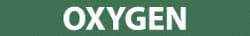 NMC - Pipe Marker with Oxygen Legend and No Graphic - 3/4 to 1-1/4" Pipe Outside Diam, White on Green - Apex Tool & Supply