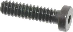 Holo-Krome - #10-24 UNC Hex Socket Drive, Low Socket Cap Screw - Alloy Steel, Black Oxide Finish, Fully Threaded, 3/4" Length Under Head - Apex Tool & Supply