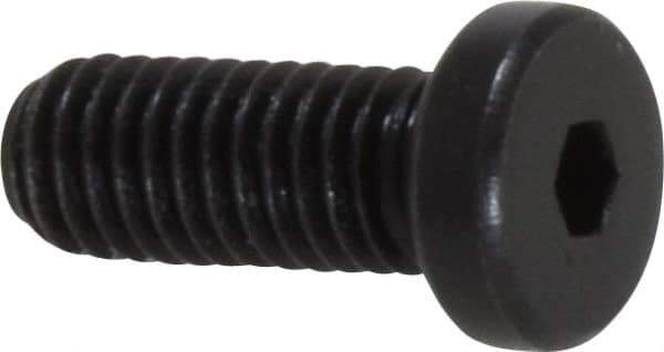 Holo-Krome - #10-32 UNF Hex Socket Drive, Low Socket Cap Screw - Alloy Steel, Black Oxide Finish, Fully Threaded, 1/2" Length Under Head - Apex Tool & Supply