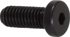 Holo-Krome - #10-32 UNF Hex Socket Drive, Low Socket Cap Screw - Alloy Steel, Black Oxide Finish, Fully Threaded, 1/2" Length Under Head - Apex Tool & Supply