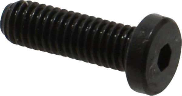 Holo-Krome - #10-32 UNF Hex Socket Drive, Low Socket Cap Screw - Alloy Steel, Black Oxide Finish, Fully Threaded, 5/8" Length Under Head - Apex Tool & Supply