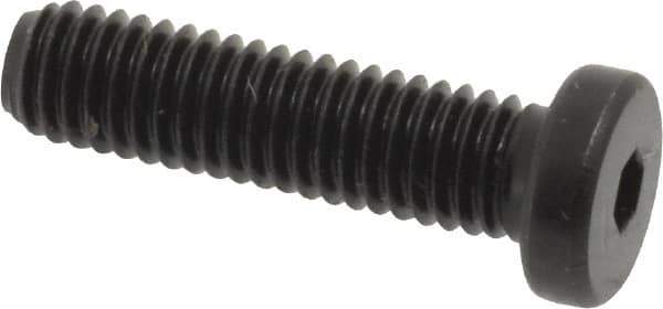 Holo-Krome - #10-32 UNF Hex Socket Drive, Low Socket Cap Screw - Alloy Steel, Black Oxide Finish, Fully Threaded, 3/4" Length Under Head - Apex Tool & Supply